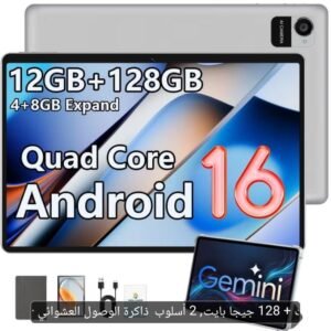 تابلت CRELANDER Android 16 بشاشة 10.1 بوصة و128GB