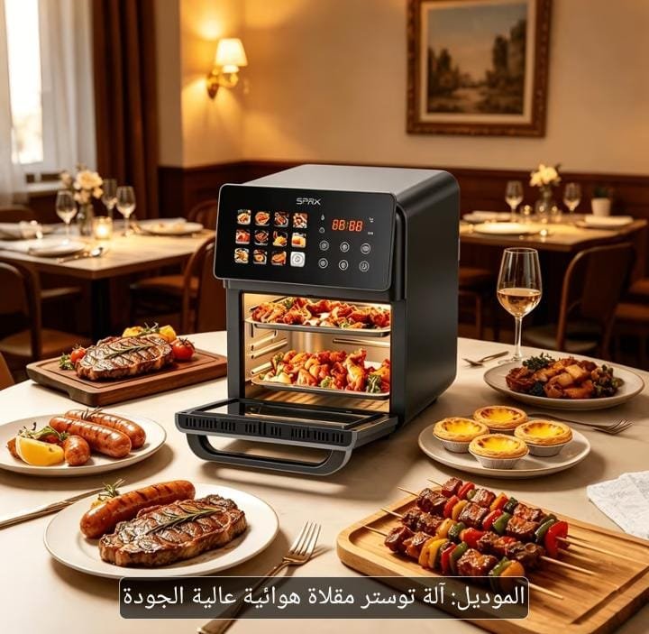 قلاية هوائية متعددة الوظائف بدون زيت قلاية هوائية بدون زيت متعددة الوظائف مع فرن وشواية